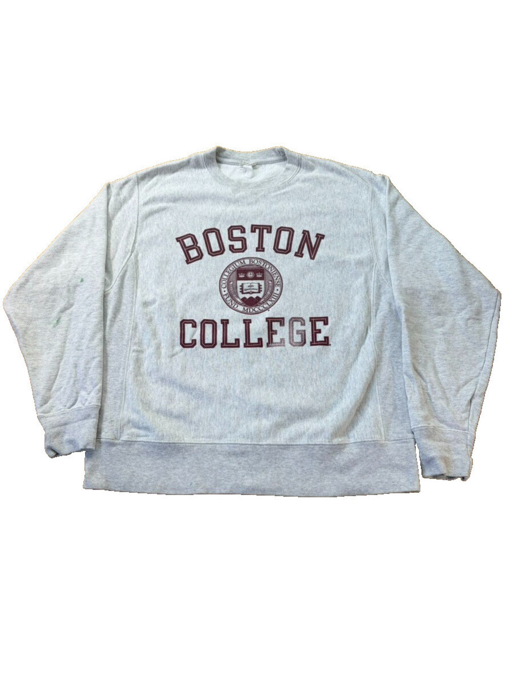 Y2K Champion Reverse Weave Boston College Sweatshirt M Faded